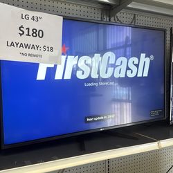 LG 43” TV‼️ASK FOR DIANA‼️