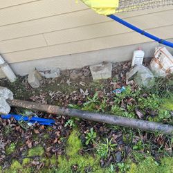 Concrete Metal  Garden Planter Holder