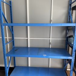 Steel storage shelf units