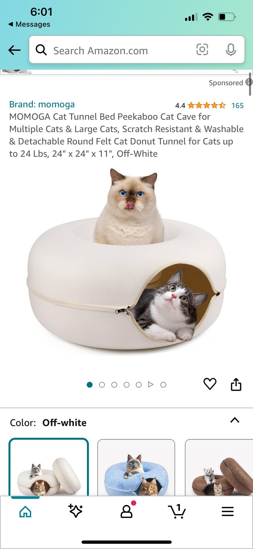 Cat tunnel/bed 