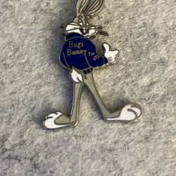 Vintage 1994 Bugs Bunny Denim Jacket Enamel Tac Pin Collectible 