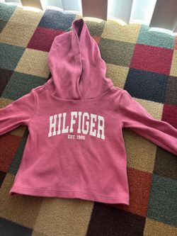 Tommy Hilfiger Girls’ Pink Hoodie – Size 3T