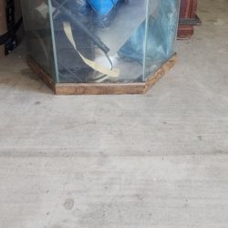 75 Gal  Glass Octogon Shape Aquarium 