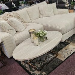 2 PC FABRIC SECTIONAL 