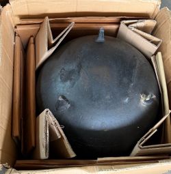 Vintage Caldron Black Cast Iron
