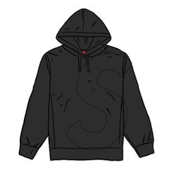 Supreme Laser Cut S Logo Hooded Sweatshirt