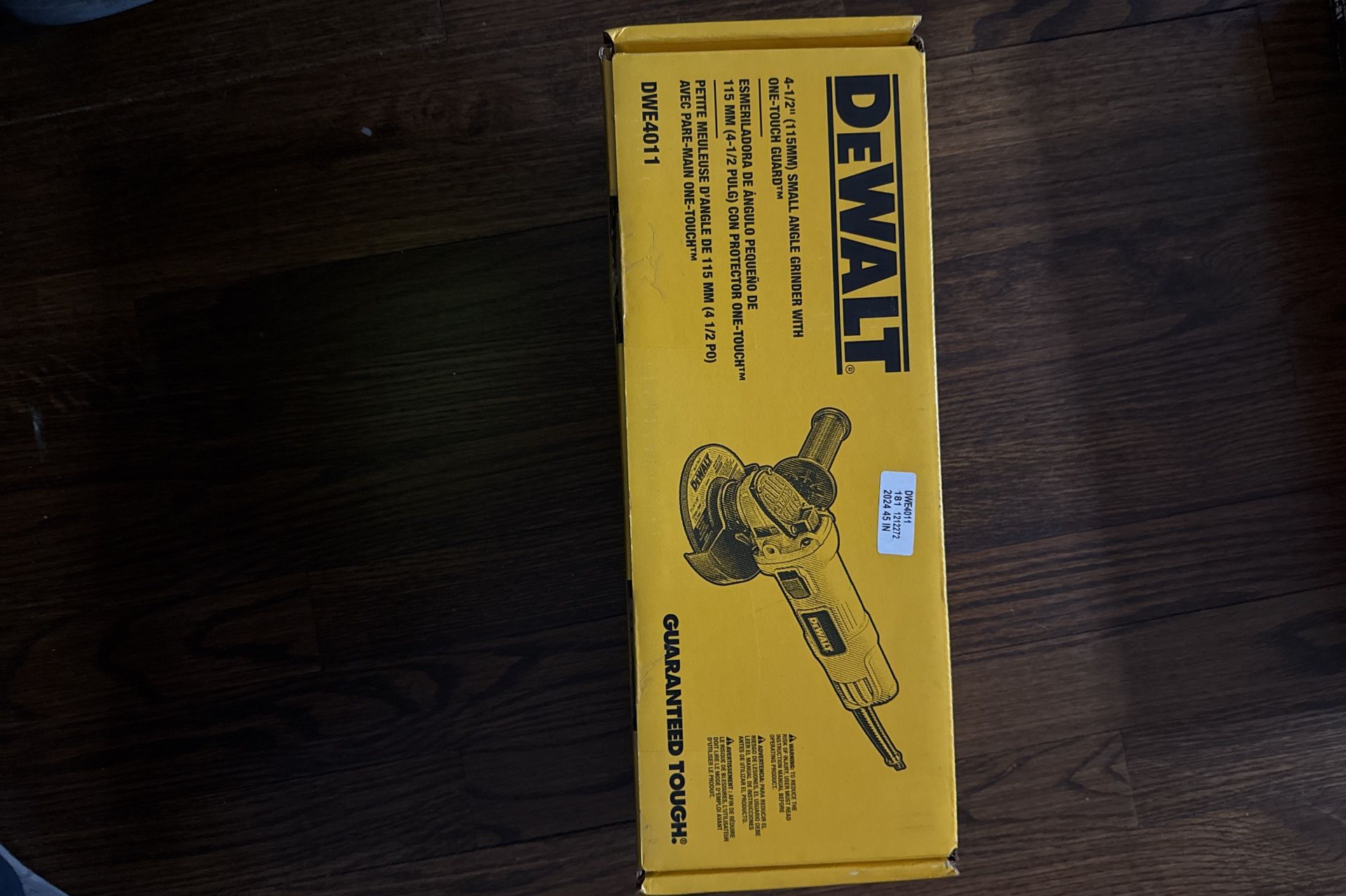 DEWALT 4.5-in Sliding Switch Corded Angle Grinder