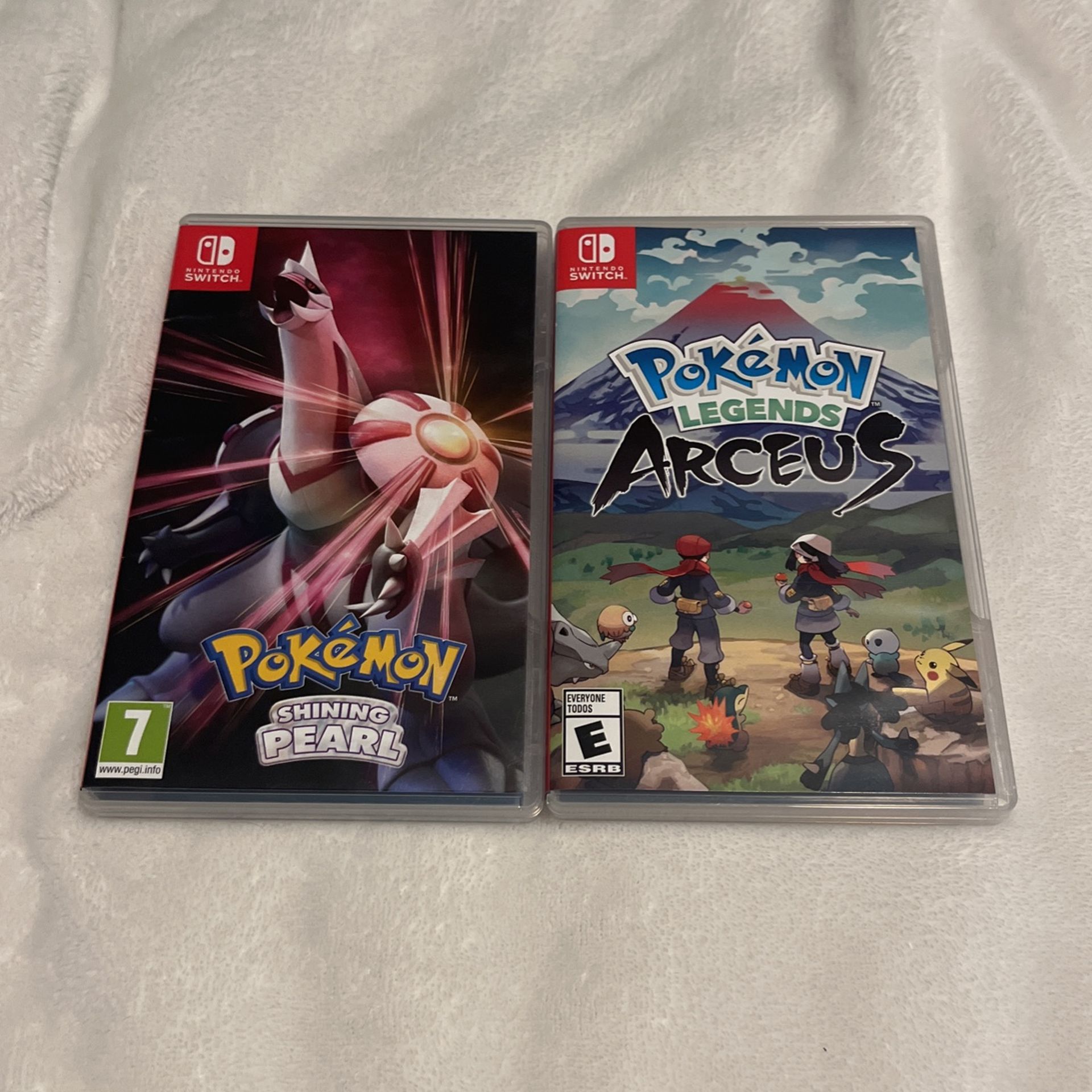 Pokémon Legends Arceus and Shining Pearl Nintendo Switch