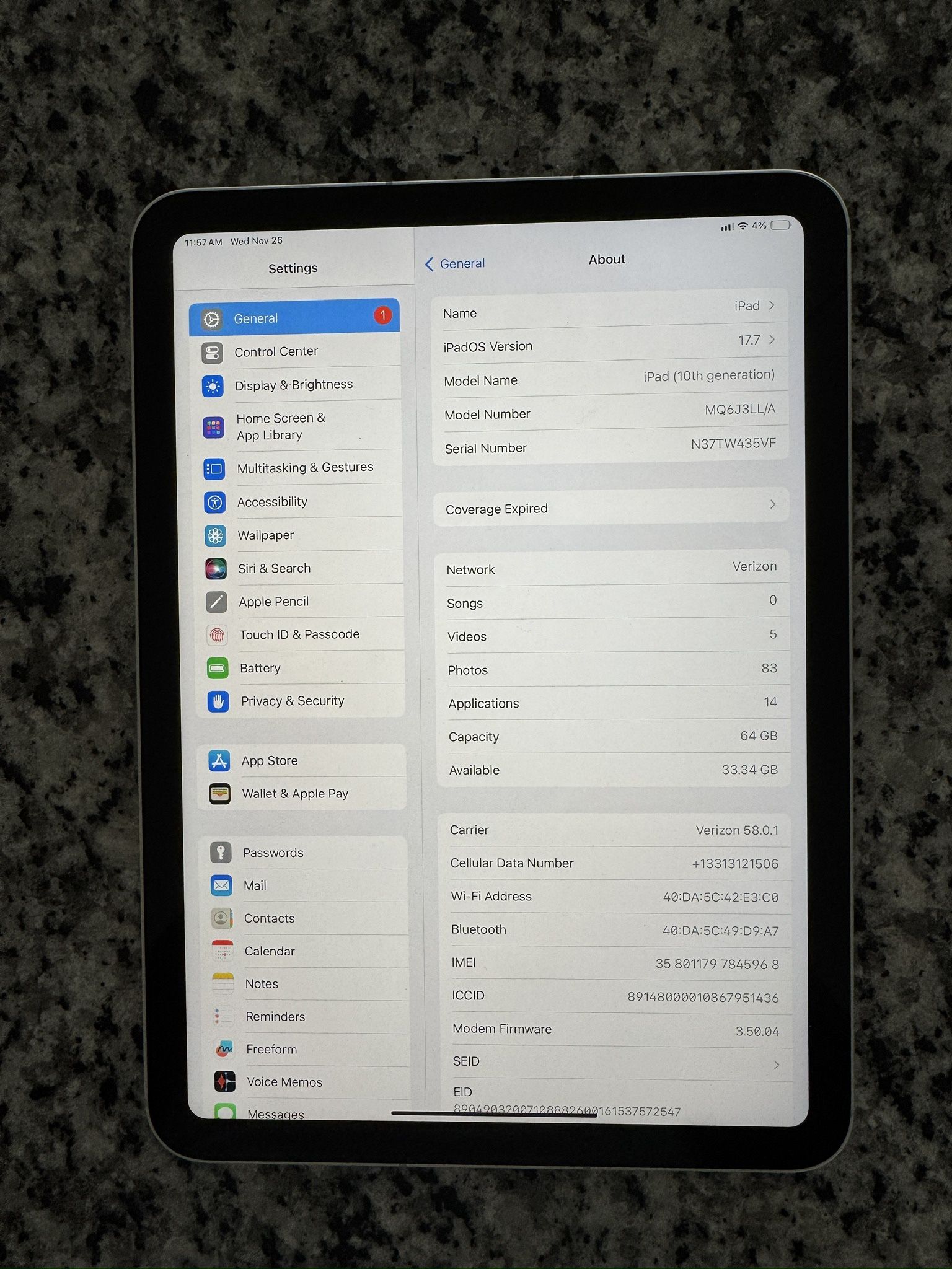 10th Gen iPad READ DESCIPTION