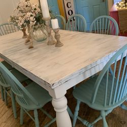 Farmhouse/ Cottage Farmhouse/ Cottage Dining Set W/8 Chairs And 1 Butterfly Leaf 