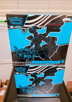 Pokemon black bolt etb 2 boxes
