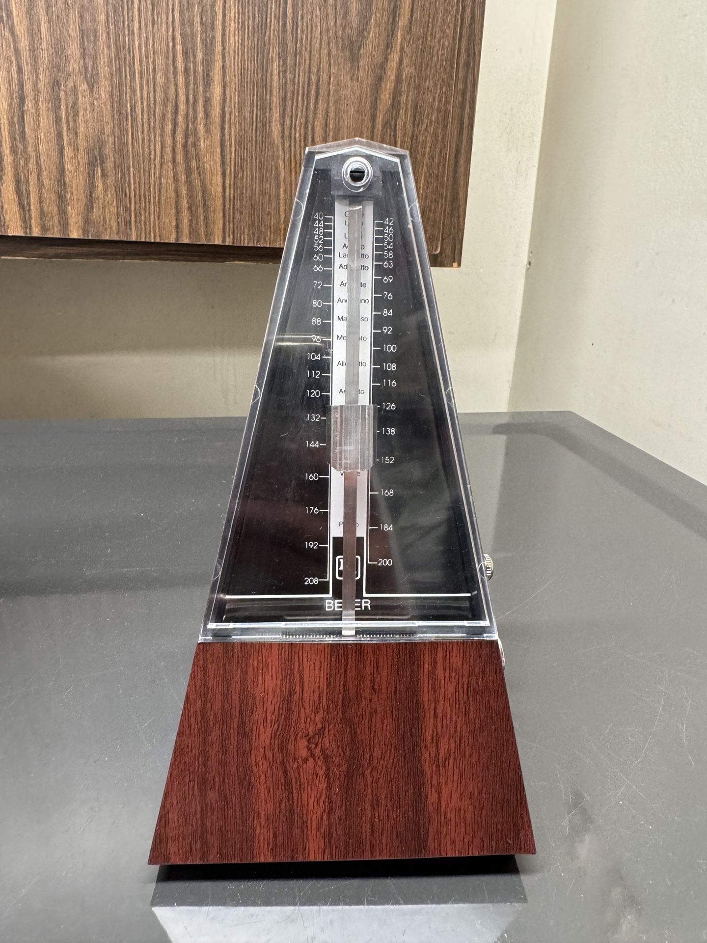 Mechanical Metronome With Bell