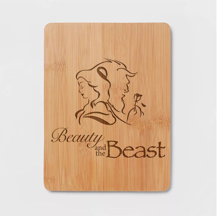 Beauty Beast Bamboo Wood Frame