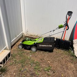 Green works Lawn Mower