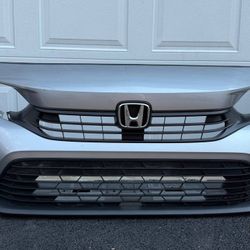 LUNAR SILVER HONDA CIVIC 2022 2023 2024 FRONT BUMPER