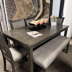 Beautiful Dining Table Set! $599 🩶📦
