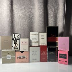 Women Fragrances Channel,Prada Burberry 