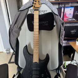 ESP LTD SN-1000 FR 2020 Guitar - Black Blast w/ offical ESP Hardshell Case