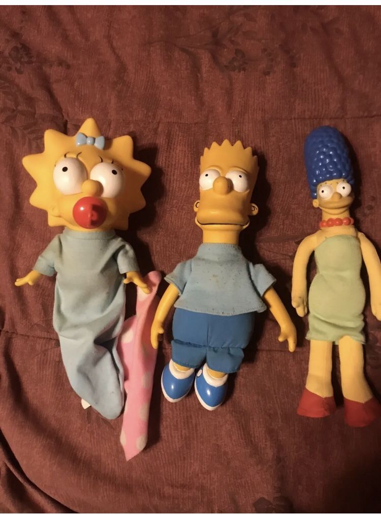 Simpsons Vintage Plush Dolls