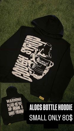 Awful lotta cough syrup black hoodie