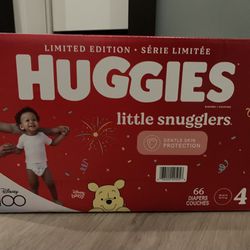 New Sz 4 Huggies Little Snugglers Baby Diapers 