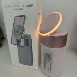 Wireless charger speaker