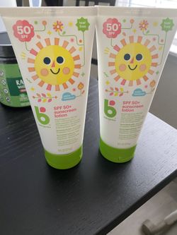 Sunscreen lotion spf 50 +