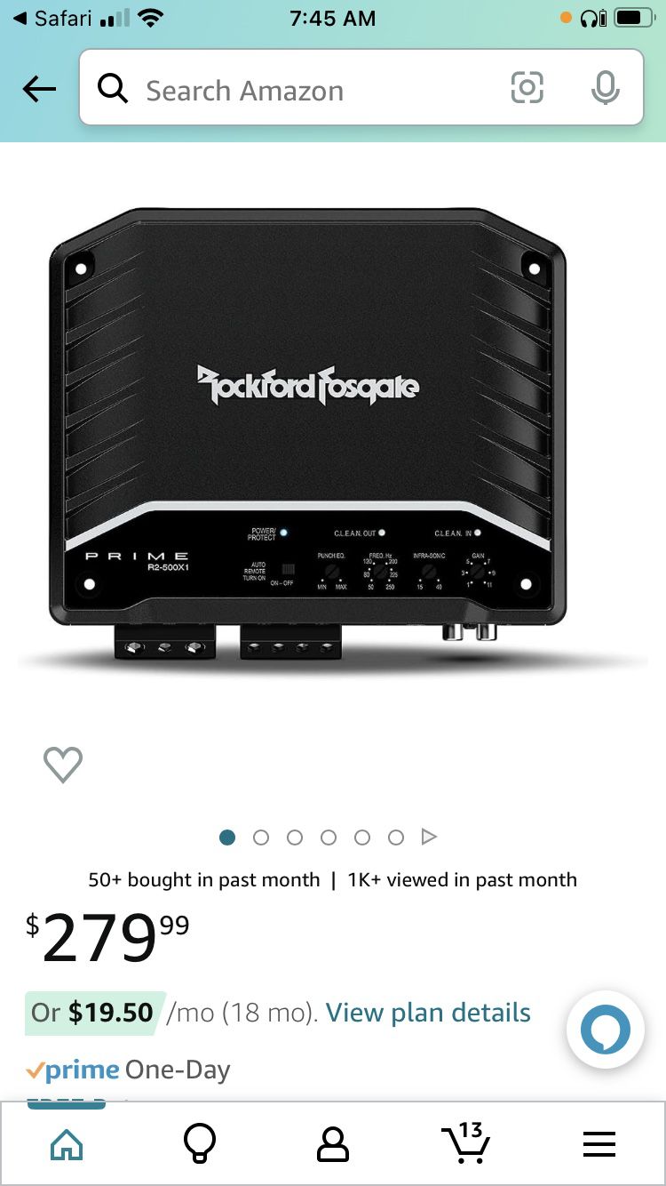 Rockford Fosgate R2-500x1prime Mono Block