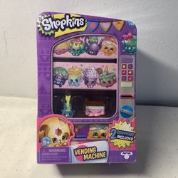 SHOPKINS VENDING MACHINE STORAGE TIN INCLUDES 2 SHOPKINS BRAND NEW SEALED