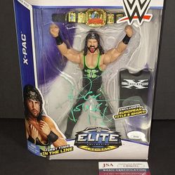 🔥X-Pac autographed action figure JSA COA🔥