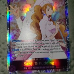 Sanji/pudding One Piece Tcg Sr Card