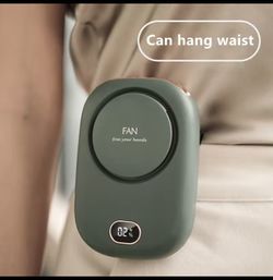 Vissko-ventilador portátil para colgar en el cuello, miniventiladores con cordón ajustable, ventilador de refrigeración deportivo recargable por USB s