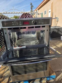 Microwave and oven