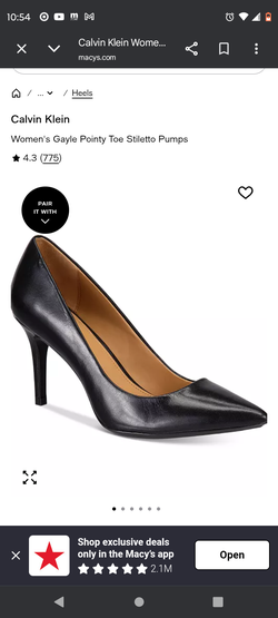 Calvin Klein stiletto