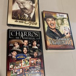 12 películas cine mexicano, movies 3 DVDs / 12 movies Mexican classic Spanish (2)  