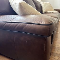 Fine Leather Sofa Couch Set