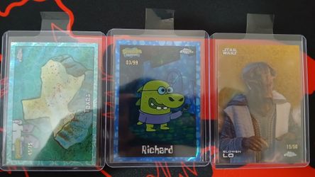 Autograph and number cards