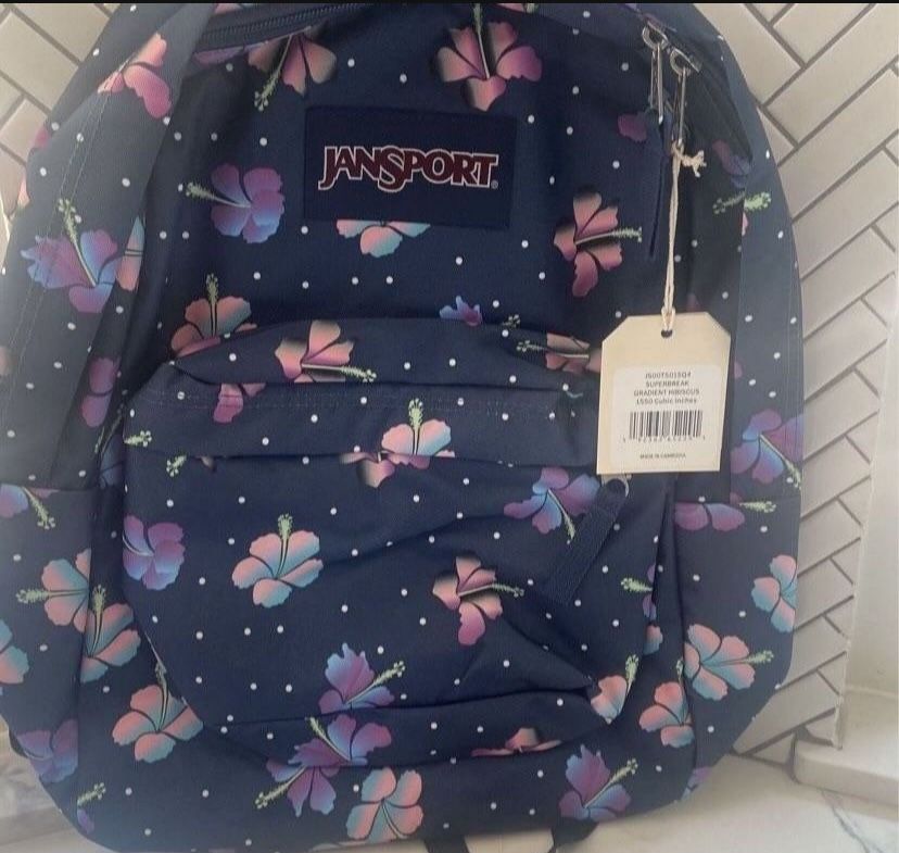 Gradient Hibiscus Jansport Backpack