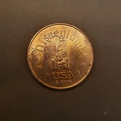 Vintage Copper USA Mickey Mouse Coin