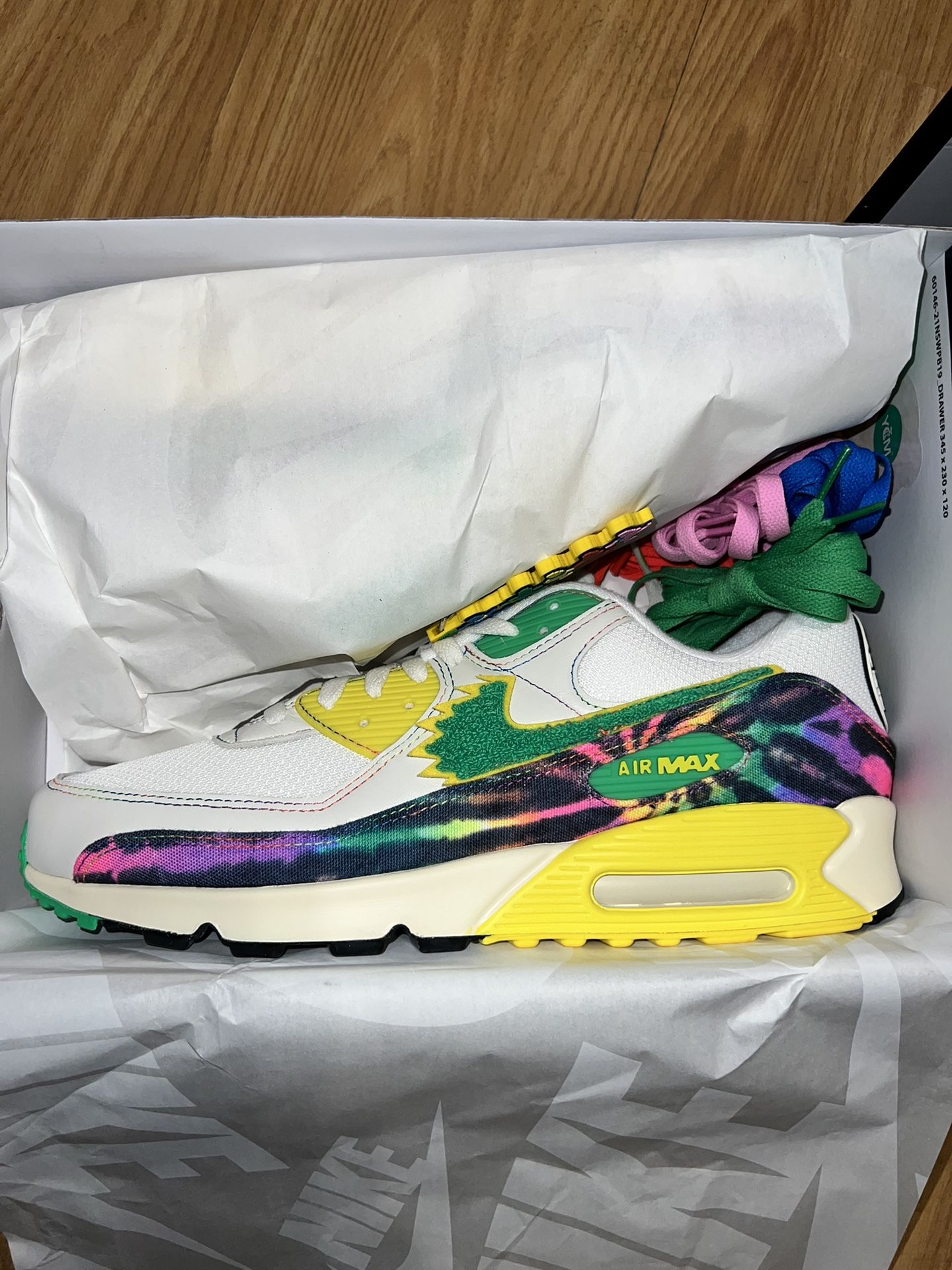 BRAND NEW NIKE AIR MAX 90 GRATEFUL DEAD UNIVERSITY OF OREGON GRATEFUL DUCKS SIZE 13 $200