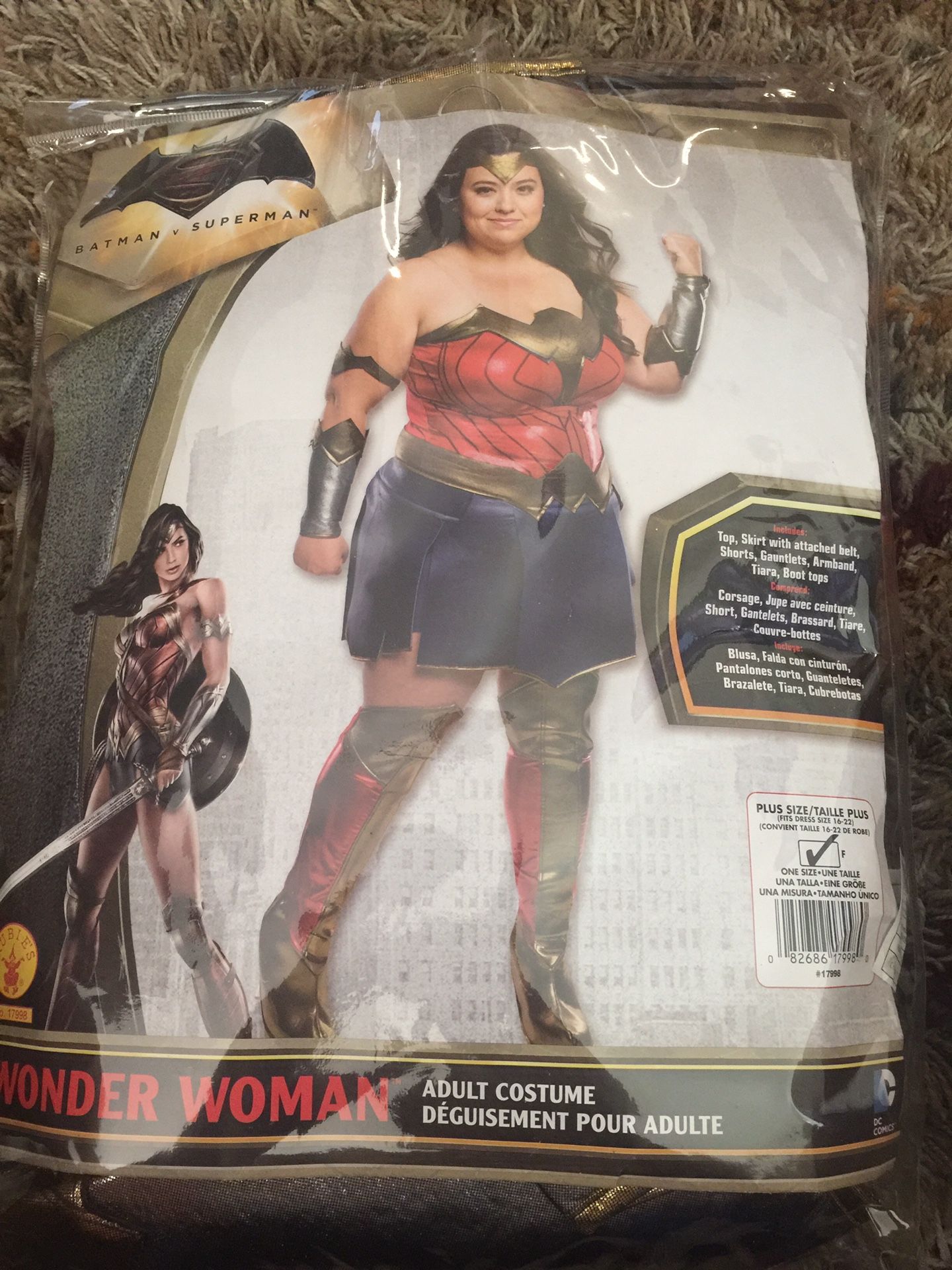 Adult Wonder Woman Plus Size Costume