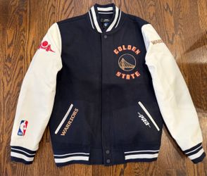 Pro Standard NBA Golden State Warriors City Edition Rib Wool Varsity Jacket