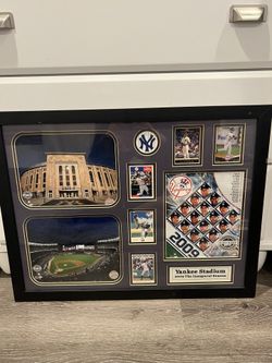 2009 Yankees Plaque 