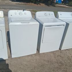 Matching Set Working Hot Point Washer And Dryer 