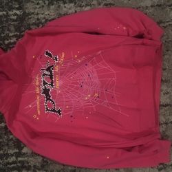 Pink Spider Hoodie 