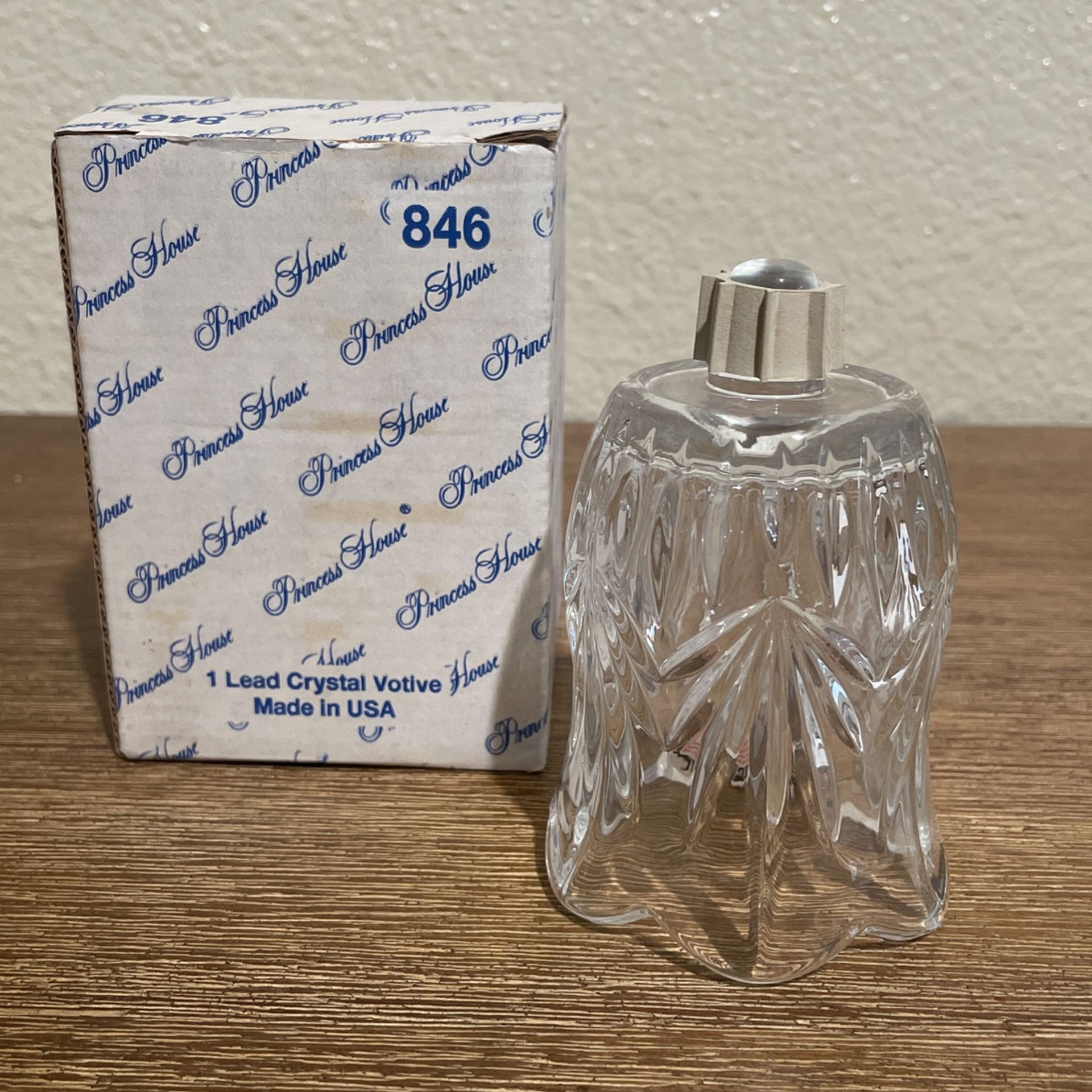 Vinatge Princess House Lead Crystal Votive 846
