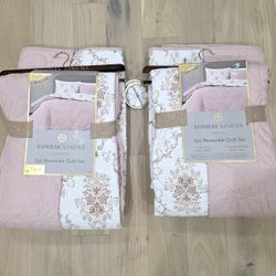 2 NEW Twin Bed Sets Bedding Quilt Covers 