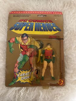 ROBIN - DC COMICS SUPER HEROES ACTION FIGURE- TOY BIZ - NIB UNOPENED - 1989