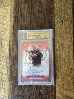 Topps Inception Fernando Tatis Jr Auto Red /50 2022