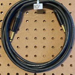 Neutrik Live Wire Elite Instrument Cable 1/4” TS to 1/4” TS 10 Feet 